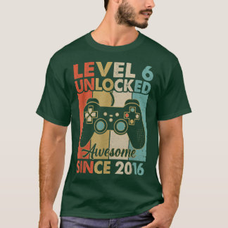Stufe 6 Unverriegeltes Phantastisches Videospiel 2 T-Shirt