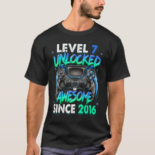Stufe 7 Phantastisch seit 2016 7. Geburtstag G T-Shirt