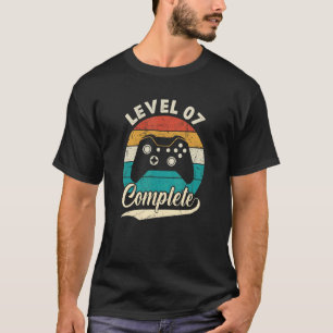 Stufe 7 Vollständiges 7. Hochzeitstag für ihn T-Shirt