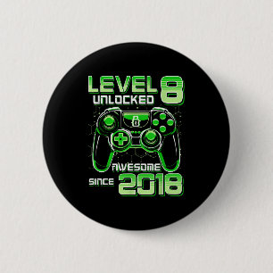 Stufe 8 Freigeschaltet Großartig Seit 2018 8. Gebu Button