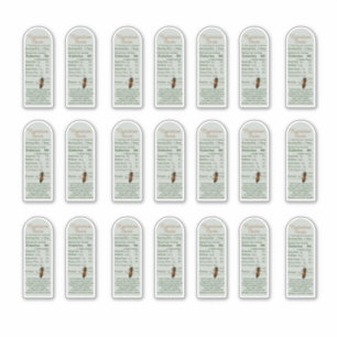 Stufe 8 oz Muth Jar Nutrition Fakten mit BienenVin Aufkleber