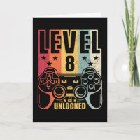 Stufe 8 Ungesperrtes Gaming Geburtstagsspiel
