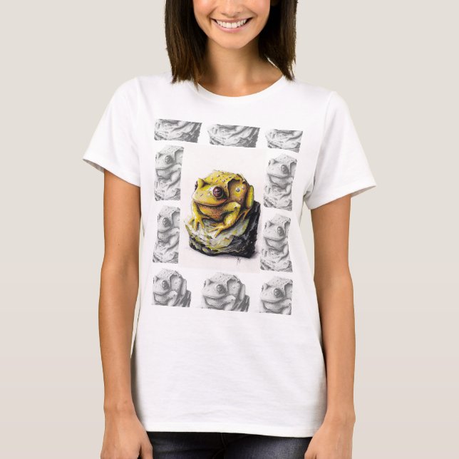 Stufe: Chill-Frosch T-Shirt (Vorderseite)