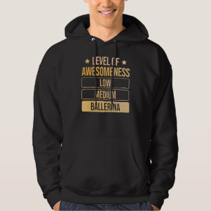 Stufe der Wahnsinn Ballerina Ballett Hoodie