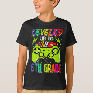 Stufe des Gamers bis zur 6. Klasse bis zur Schule T-Shirt