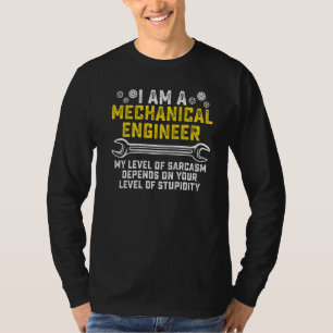 Stufe des Retro-Maschinenbauingenieurs T-Shirt