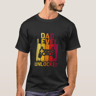 Stufe des Vaters für Mens Game Players Schwangersc T-Shirt