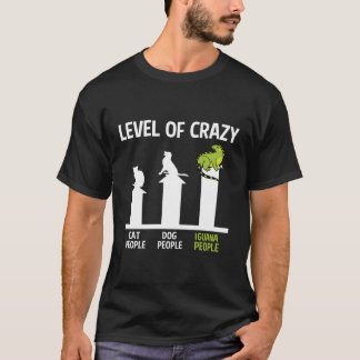 Stufe des verrückten Herpetologen Reptile Lizard I T-Shirt