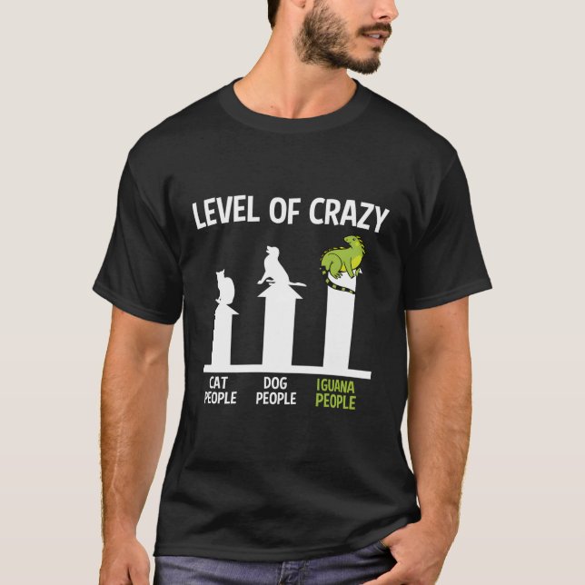 Stufe des verrückten Herpetologen Reptile Lizard I T-Shirt (Vorderseite)