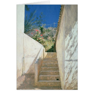 Stufen in einem Garten, Algerien, 1883