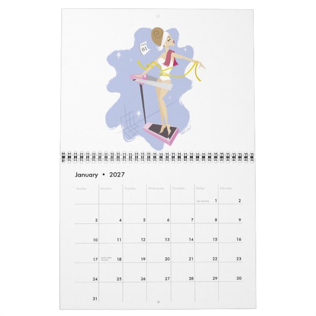 Stuff par Nicole Calendrier 2012 (Jan 2027)