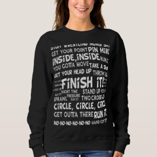 Stuff Wrestling Mamas Say lustige Wrestler-Mama-Id Sweatshirt