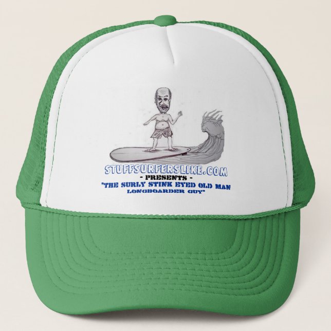 STUFFSURFERSLIKE.COM Gestank-AugeSpecial Truckerkappe (Vorderseite)