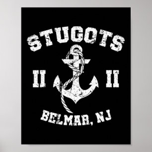 Stugots Belmar Nj Anker abgenutzt sarkastisches Bo Poster