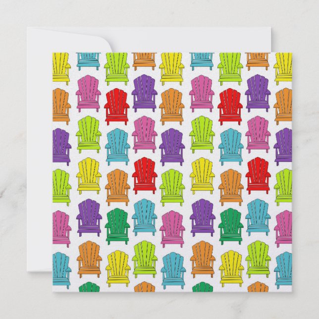 Stuhl aufziehen - SRF Einladung (Vorderseite)