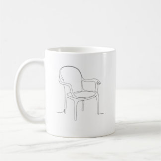 Stuhl der Unterstützung - Bedeutungsvolles Geschen Kaffeetasse