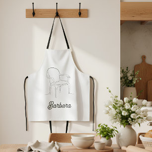 Stuhl der Unterstützung - Elegantes Küchengeschenk Schürze