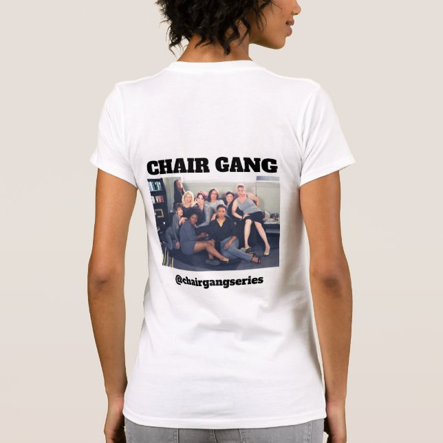 STUHL-GRUPPEN-Rückseite T-Shirt (Rückseite)