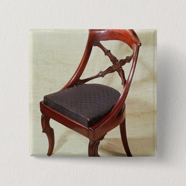 Stuhl, Louis-Philippe Zeitraum Button (Vorderseite)