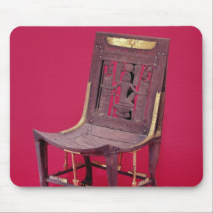 Stuhl, vom Grab von Tutankhamun Schilderung Mousepad