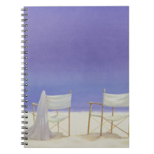 Stühle auf dem Strand 1995 Notizblock