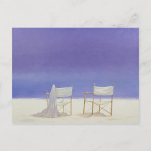 Stühle auf dem Strand 1995 Postkarte