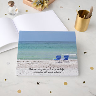Stühle im Beach Guest Book Gästebuch