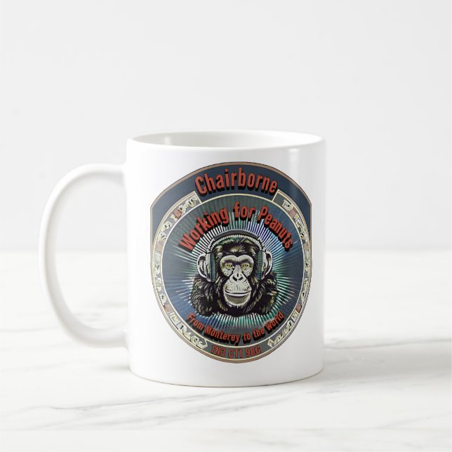 Stuhlgeborener Veteranen-Becher Kaffeetasse (Links)