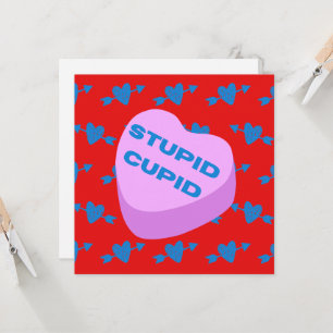 Stuhlkupid, flacher Notecard Einladung