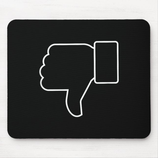 Stumbs Down, Funny, Witze, Sarkastik Mousepad (Vorne)