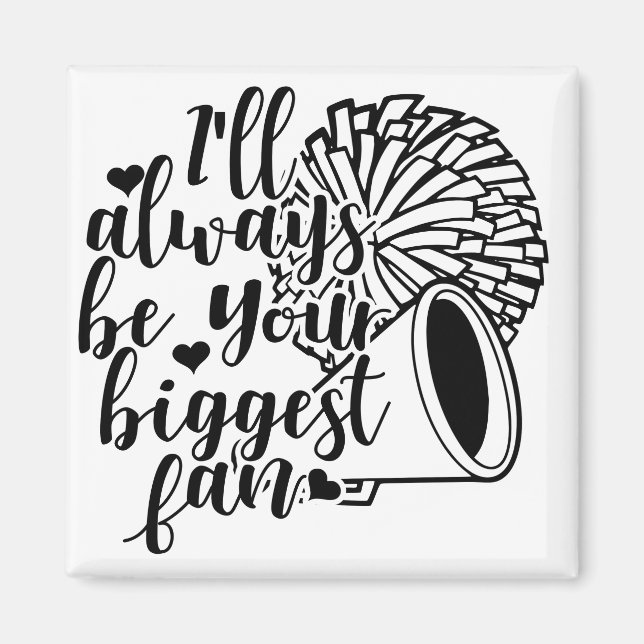 Stummer Cheerleader Magnet (Vorne)