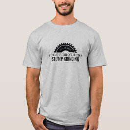 Stump Grinding Saw Company T - Shirt