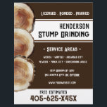Stumpf Flyer<br><div class="desc">Stump Grinding Business Flyer. Beenden Sie den Hintergrund für das Wasserfarbdesign. Kühne Schriftart. Ändern Sie einfach den Text, um Ihre Bedürfnisse zu erfüllen.</div>