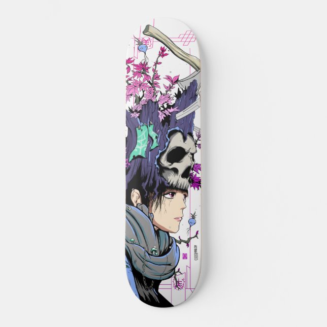 Stumpfplattform Skateboard (Vorderseite)