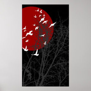 Stumpfvögel Poster