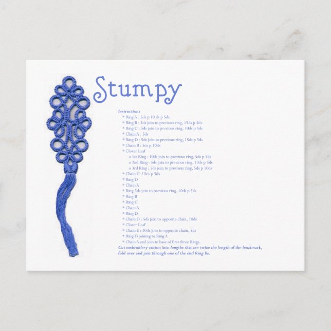 Stumpy Postkarte (Vorderseite)