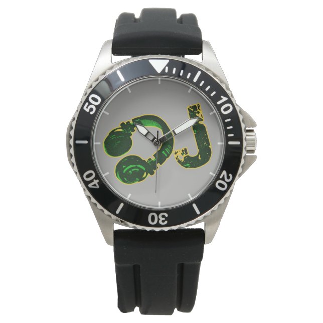 Stunde / Uhrzeit der Jay für die Musik Armbanduhr (Vorderseite)