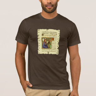 Stundenbuch mittelalterliches Manuskript T-Shirt