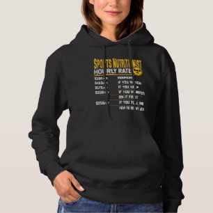 Stundensatz für Sporternährungsberater Sport-Diät Hoodie