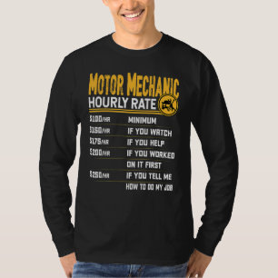Stundensatz Kfz-Mechaniker Kfz-Techniker Reparatur T-Shirt
