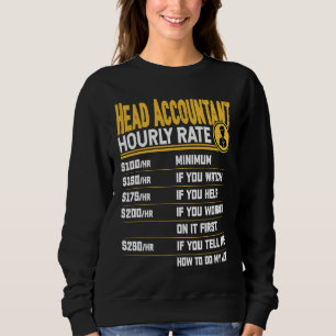 Stundensatz leitender Buchhalter Senior Chief Acco Sweatshirt