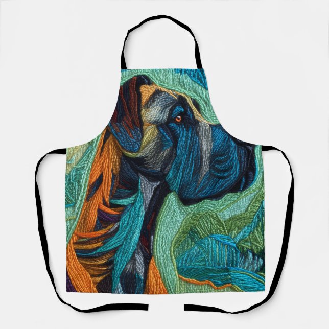 Stunning artistic Great Dane  Schürze (Vorderseite)