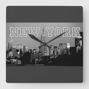 Stunning! Empire State Building New York City Quadratische Wanduhr