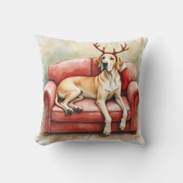 Stunning Great Dane Christmas Cushion Kissen