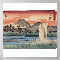Stunning Mt. Fuji in Japan circa 1800s