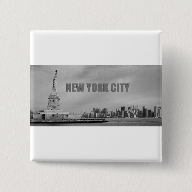 Stunning New York Button (Vorderseite)