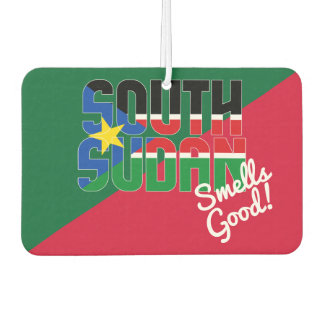 Stunning South Sudan Flag Air Freshener Autolufterfrischer