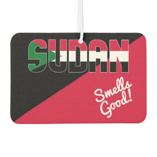 Stunning Sudan Flag Air Freshener Autolufterfrischer