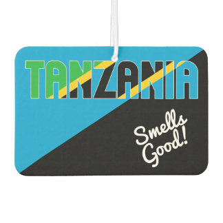 Stunning Tanzania Flag Air Freshener Autolufterfrischer