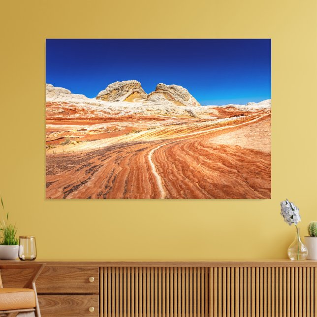 Stunning White Pocket View Leinwanddruck (Insitu (Wohnzimmer))